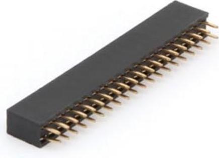 Actual product image Velleman 40-Pin Dual Pin Headers - Female