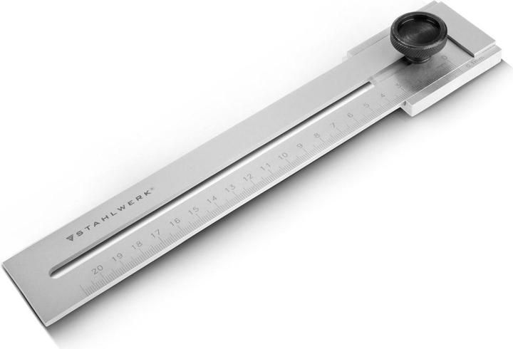 Stahlwerk Calibro per rivestimento con campo di misura di 200 mm e nonio da 0,1 mm in acciaio inox (20 cm)