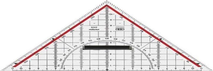 Actual product image M+r Geometry triangle (25 cm, Plastic)