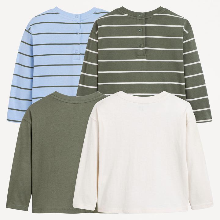 Produktbild La Redoute Collections 4er-Pack Langarm-Shirts (98)