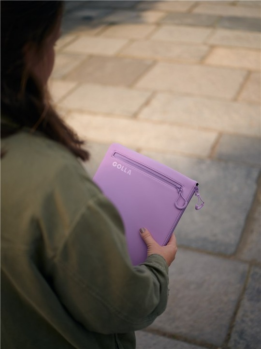 Actual product image Golla Laptop sleeve 13 inch, pastel lilac (13", Lenovo, HP, Apple, Dell, ASUS)