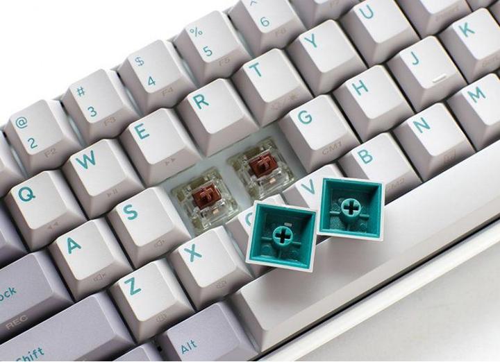 Produktbild Ducky One 3 Mist Grey SF Gaming Tastatur, RGB LED - MX-Ergo-Clear (US) (US, Kabelgebunden)