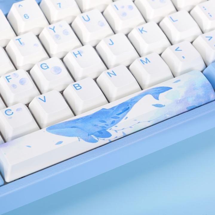 Actual product image Varmilo VEA108 Sea Melody Gaming Keyboard, MX-Silent-Red, white LED - US Layout (US, Cable)