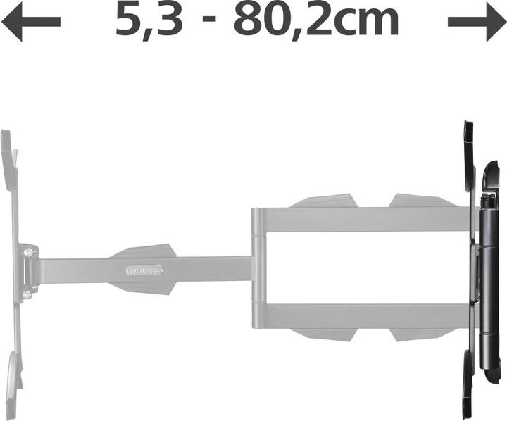 Immagine prodotto Hama Staffa da parete per TV (Muro, 65", 25 kg)