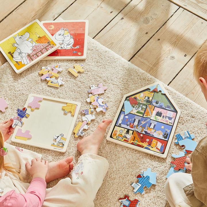 Produktbild Barbo Toys Moomin Wooden Framed Puzzle House (19 Teile)