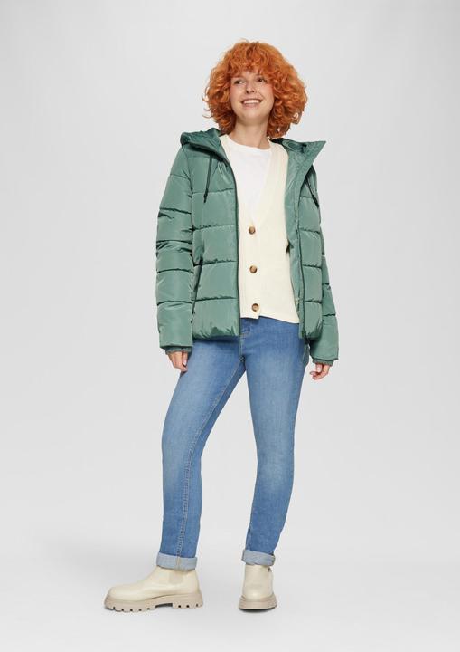 Actual product image S.Oliver Outdoor-Jacke Wattierte Steppjacke mit Kapuze (XXL)