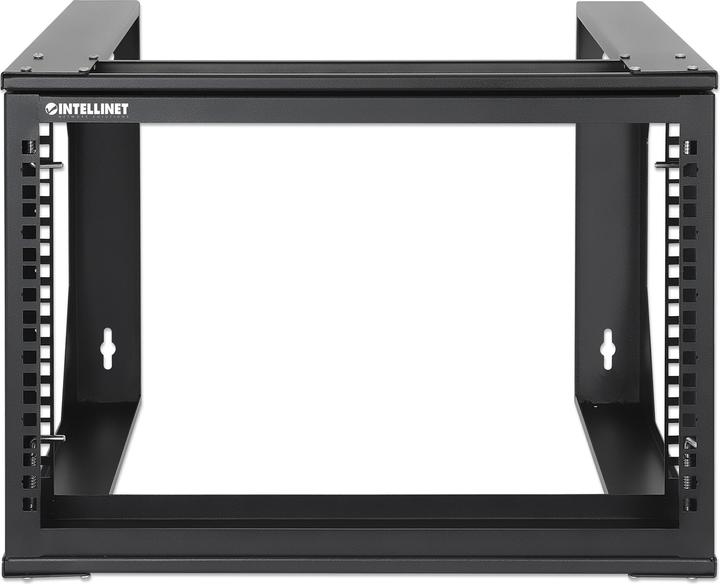 Immagine prodotto Intellinet Rack da laboratorio da 19" per montaggio a parete, 2 guide di supporto, 6 U (6 HE, Rack da 19 pollici)