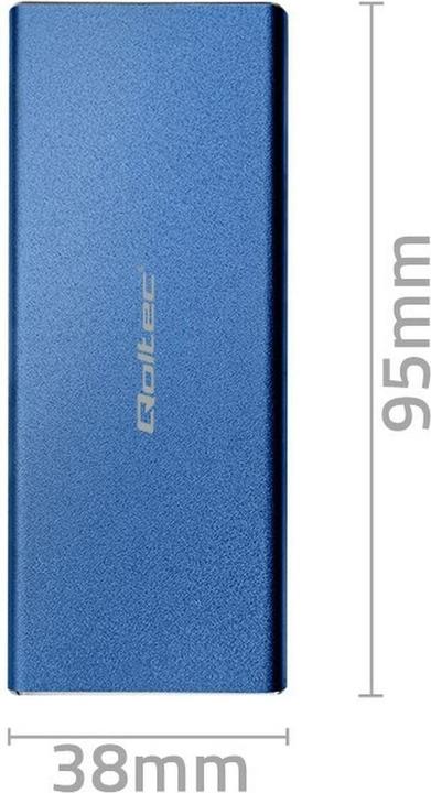 Actual product image Qoltec Aluminium Enclosure (M.2)