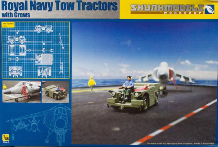 Actual product image Skunkmodels Workshop Royal Navy Tow Tractors with Crews