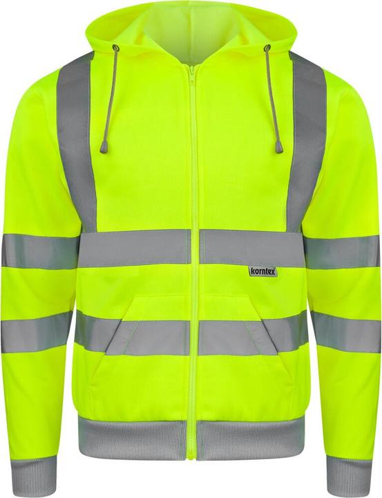 Immagine prodotto Korntex Felpa con cappuccio con zip Hi-Vis (XXL)