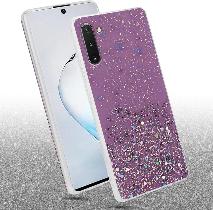 Actual product image Cadorabo TPU cover sparkling glitter (Samsung Galaxy Note 10)