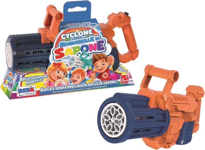 Immagine prodotto Rs Toys Pistola Cyclone Sparabolle Sapone 56 ml