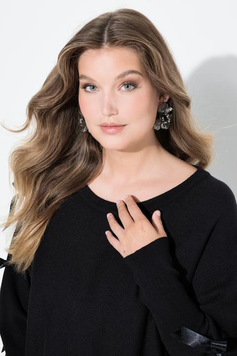 Produktbild Miamoda Pullover, bequeme Passform, Langarm mit Schleifen (54)