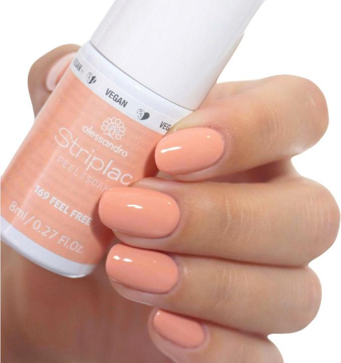 Actual product image Alessandro Striplac Peel or Soak - 169 Feel Free (169 Feel Free, UV gel varnish)