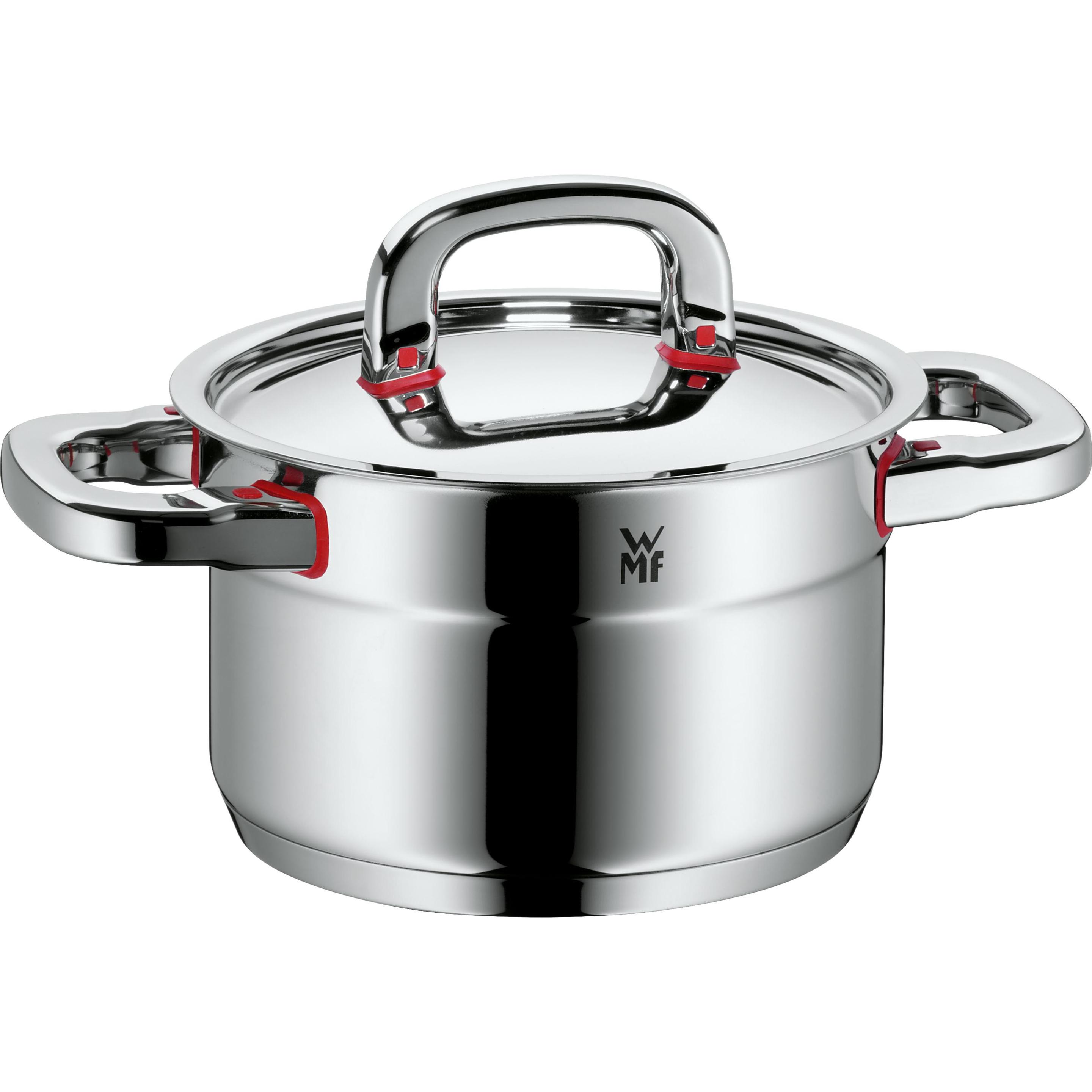 WMF Fleischtopf PREMIUM ONE silberfarben, Pfanne + Kochtopf, Silber