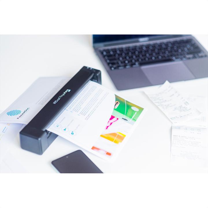 Produktbild Iris IRIScan Anywhere 6 WIFI Simplex 15PPM mit Akku mobiler Dokumentenscanner PDF OCR SW WinMac iOS (USB, WLAN)