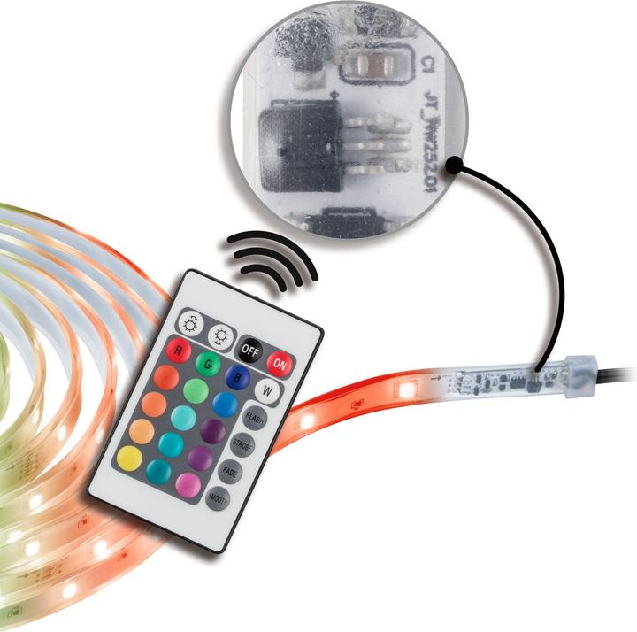 Actual product image Paulmann SimpLED Outdoor LED Stripe Set (Multicoloured, 300 cm, Outdoor)