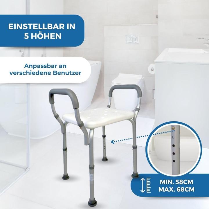 Produktbild Mobiclinic Duschstuhl (100 kg)