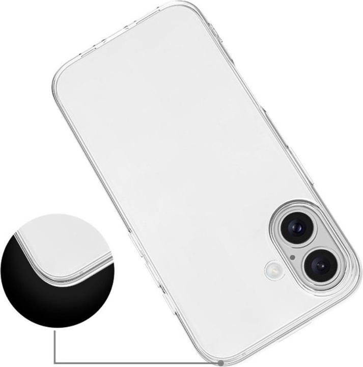 Image du produit Ueli Express Slim Gummi Hülle Transparent (Apple iPhone 16 Plus)
