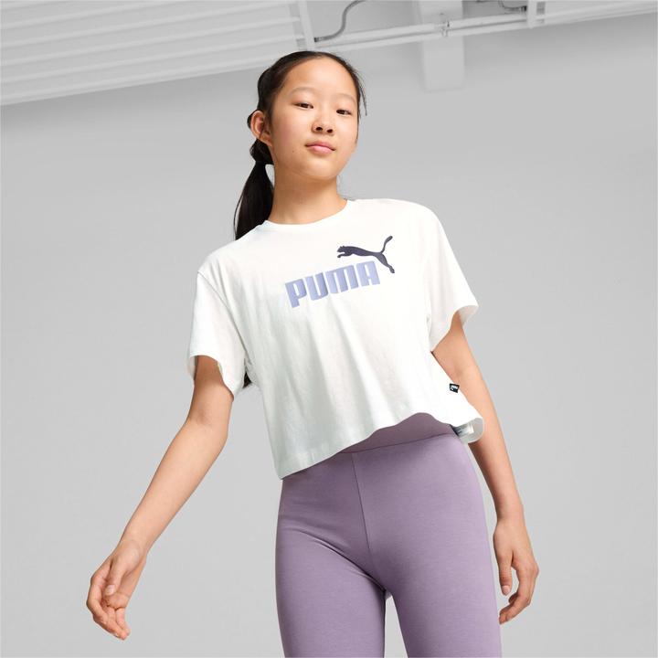 Produktbild Puma Girls Logo Cropped Tee (140)