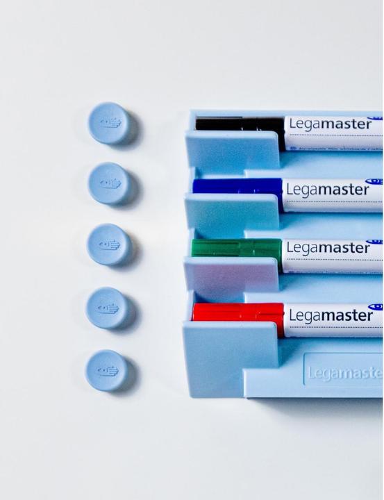 Immagine prodotto Legamaster Magnete adesivo 20 mm blu pastello, 10 pezzi (10 x)