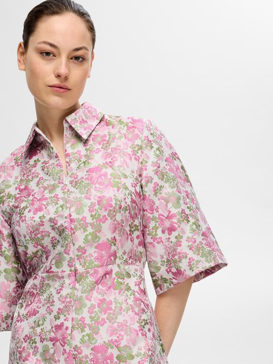 Image du produit Selected Mini-robe jacquard fleurie (38)