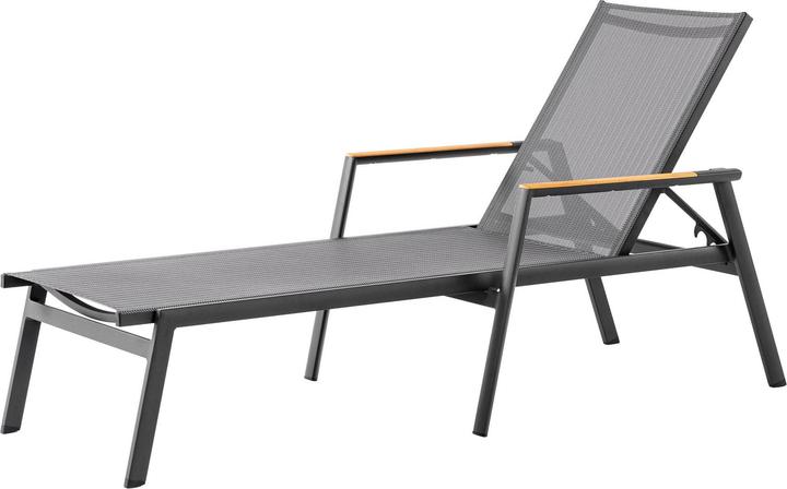 Best Sonnenliege Paros anthrazit Aluminium (196 cm)