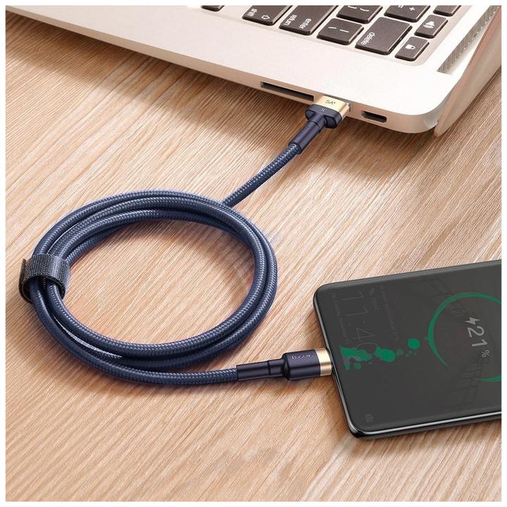 Actual product image Baseus Cafule HW Quick Charging Data cable USB Double-sided Blind Interpolation For Type-C 40W 1m Gray b... (1 m, 40 W)