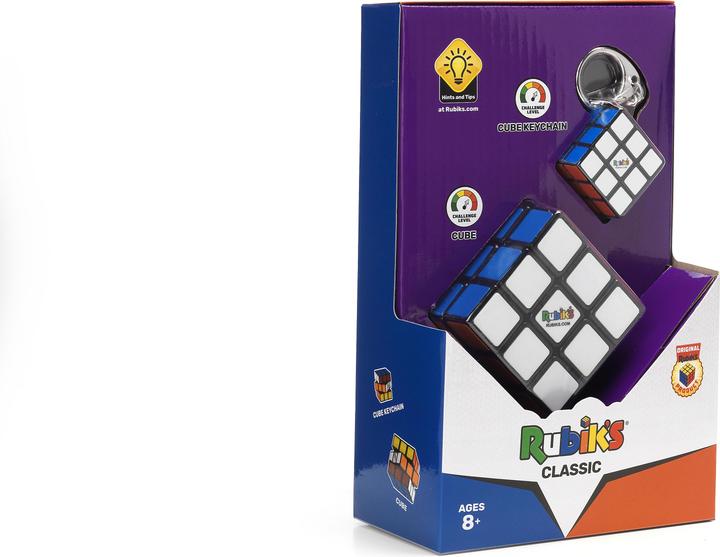 Actual product image Spin Master SPIN Rubik Classic kostka 3x3+brelok 6064011 (3 x 3)