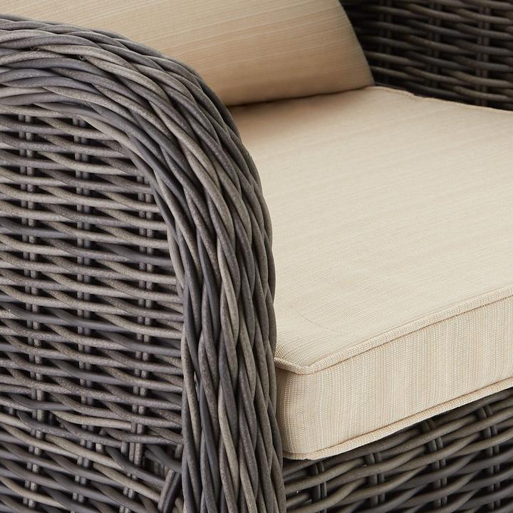 Produktbild tectake Rattan Sitzgruppe Zürich 4+1 (91 x 73.50 cm)