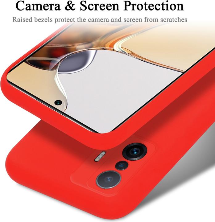 Actual product image Cadorabo TPU Liquid Silicone Case Cover for Xiaomi 11T / 11T PRO (Xiaomi 11T, Xiaomi 11T Pro)