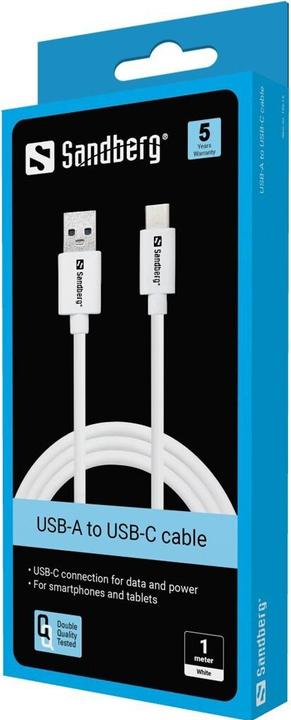 Actual product image Sandberg USB-C cable (1 m, USB 3.0)