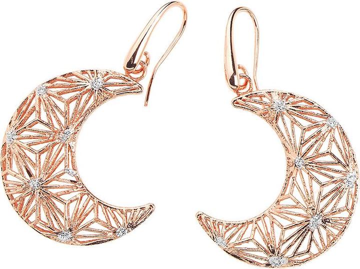 Immagine prodotto Ottaviani Orecchini in bronzo rodiato con glitter argento (Bronzo rodiato)