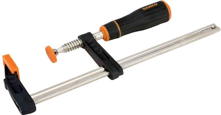Produktbild Bahco Schraubzwinge mit gummiertem Griff, 400 x 140 mm (400 mm)