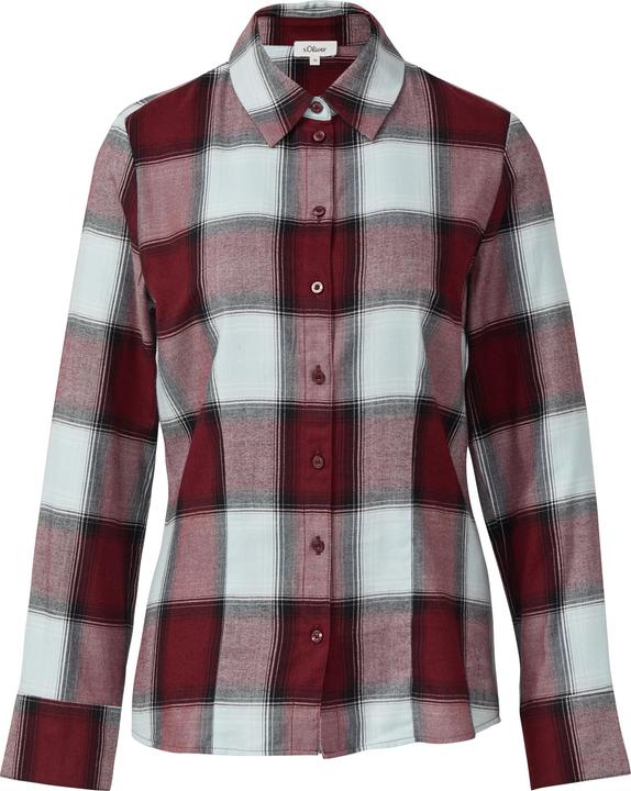 Immagine prodotto s.Oliver Bluse Taillierte Hemdbluse aus Flanell (40)