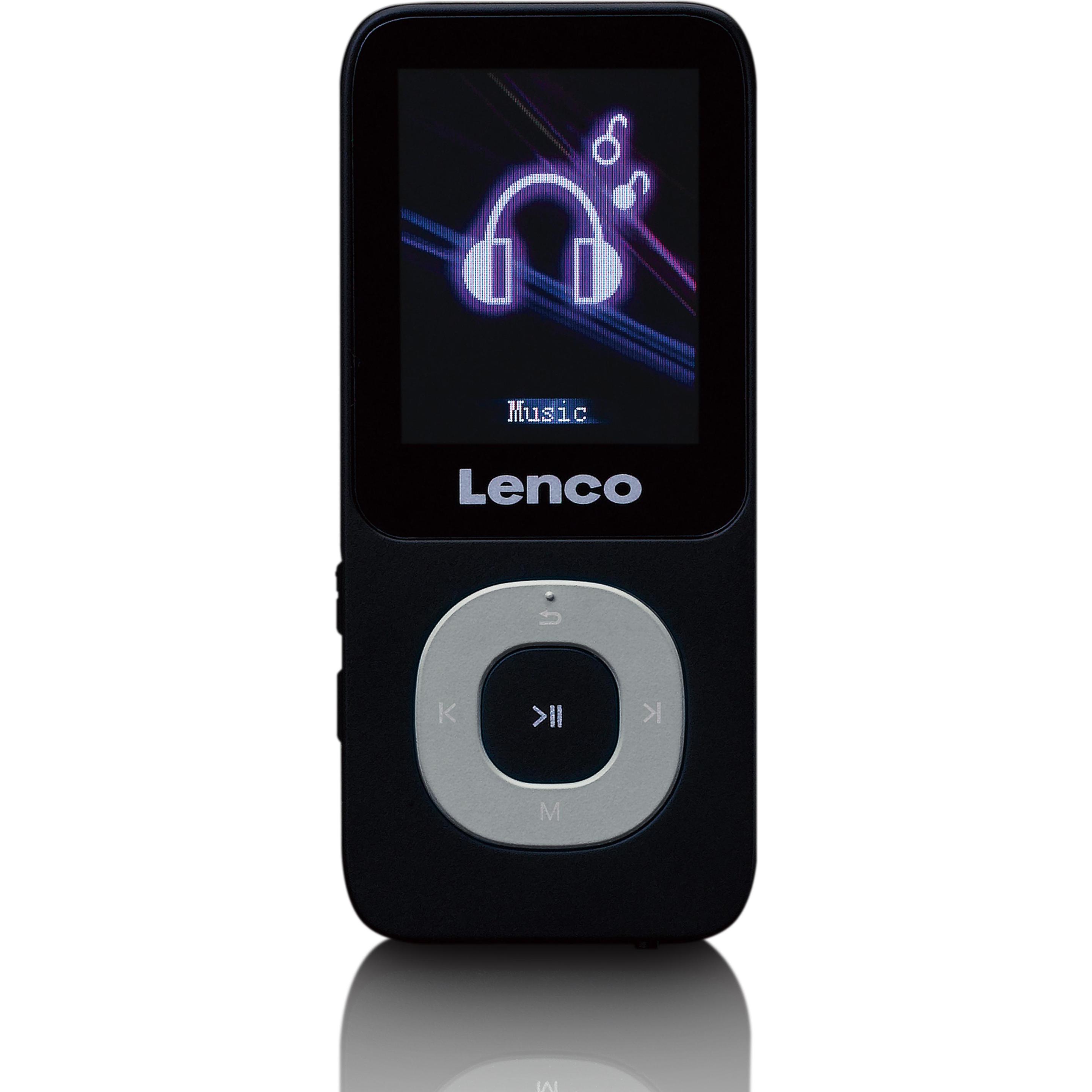 Lenco Xemio-659GY MP3/MP4-Player (4 GB), MP3 Player + Portable Audiogeräte, Grau