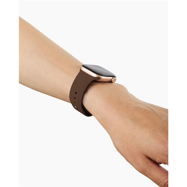 Actual product image iDeal Of Sweden Silikon-Armband 44/45/46/49mm, S-M Mocha Mousse (44 mm, 45 mm, 46 mm, 49 mm, Silicone)