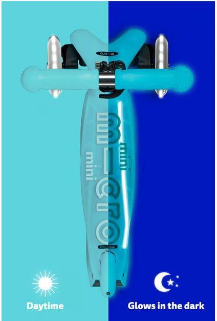 Image du produit Micro Scooter Mini Deluxe Glow Plus LED bleu
