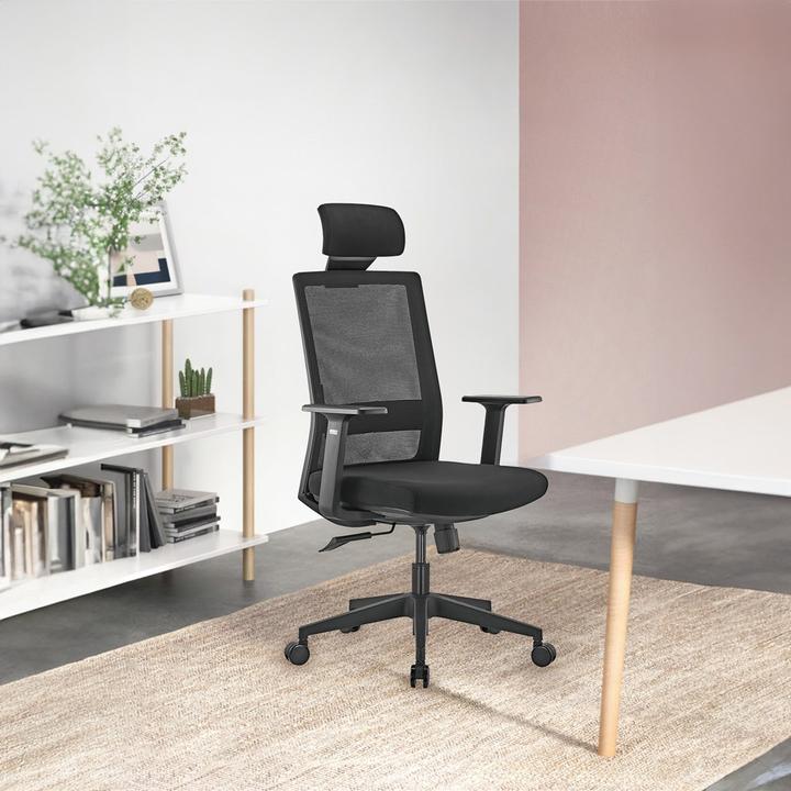 Produktbild Ergo Office Premium Ergonomischer Bürostuhl mit hoher Rückenlehne max. 150kg ER-425