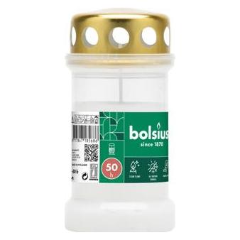 Bolsius, Kaarsen, Gedenkteken Licht Crème Met Deksel