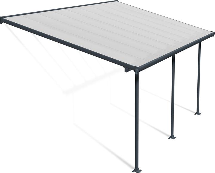 Actual product image NSH Nordic Palram - Canopia Feria patio roof 16.1 m2, anthracite grey (540-031)