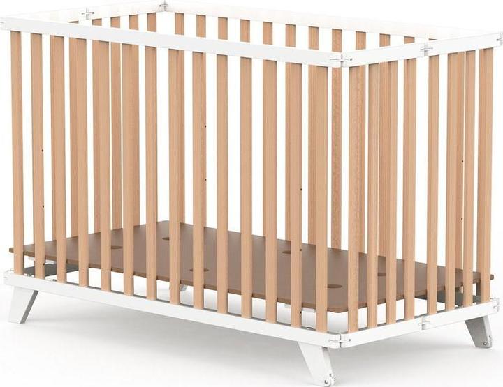 Productafbeelding Geuther Crib Mayyla, faltbares Kinderbett - Kinderbox - 60x120 cm - unten in Höhe einstellbar - Öko/ (60 x 120 cm)