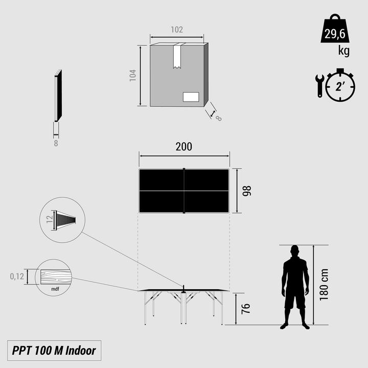 Produktbild Pongori PPT 130 MEDIUM INDOOR