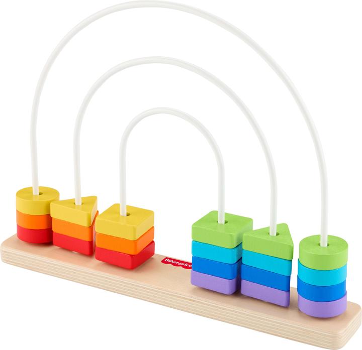 Actual product image Fisher-Price Regenbogen-Motorikschleife aus Holz
