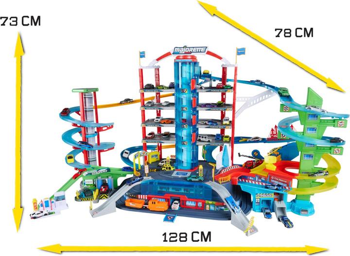 Actual product image Majorette Super City Garage + 6 Vehicles