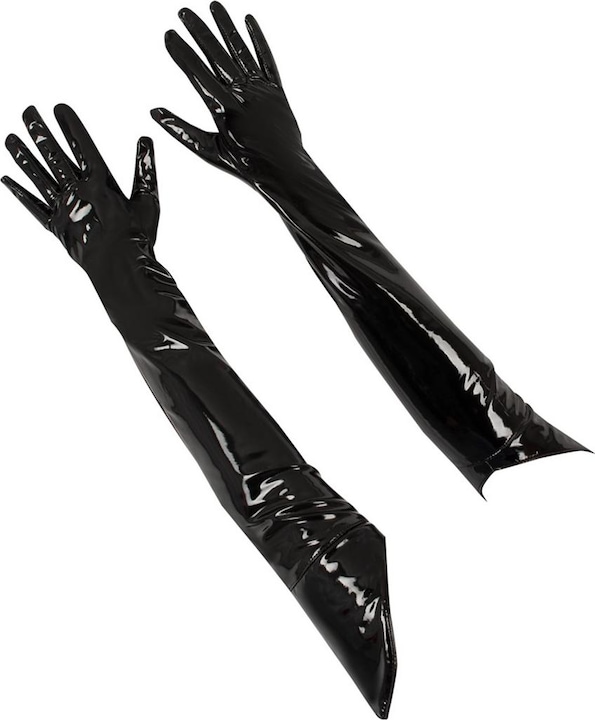 Produktbild Black Level Lack Handschuhe schwarz M (M)