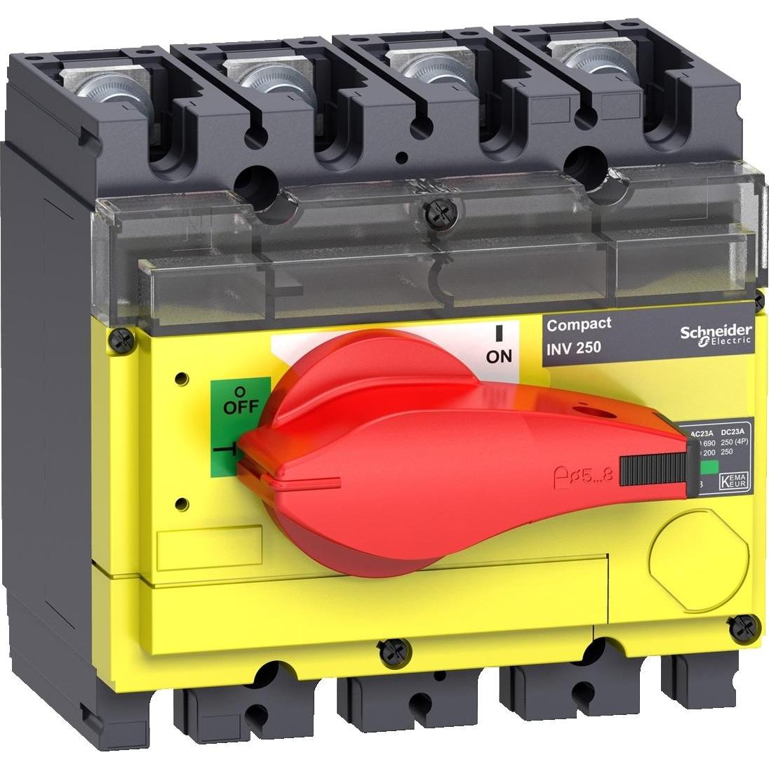 Schneider Electric, Systemstromversorgung, Lasttrennsch. INV250, 4 P, 250A/690V 31187