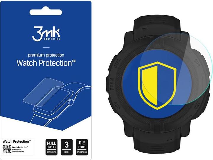 Actual product image 3MK FlexibleGlass Garmin Instinct 2 Watch Hybrid Glass