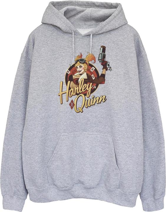 Immagine prodotto Universal Textiles Felpa con cappuccio con stemma di Harley Quinn (XXL)