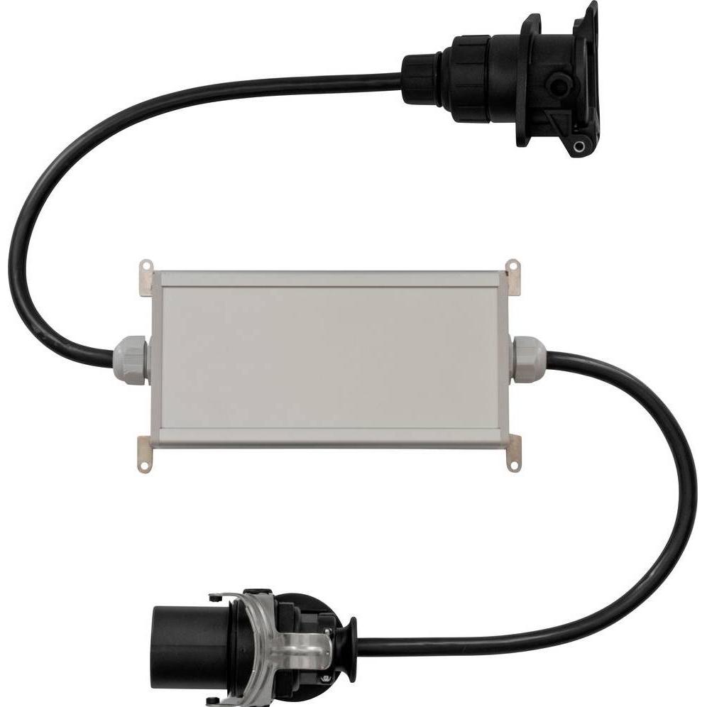 SecoRüt, Attrezzatura per garage, 40520 Anhänger Adapter (Anhänger-Steckdose 15polig - Anhänger Stecker 15